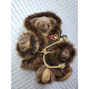 Artist Teddy Bear Linda Wiese Large 22 inch Alta Iowa Plush Jointed USA